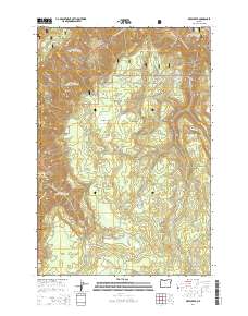 2014 Map of Deep Creek, 2014 Print