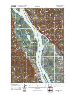 2011 Map of Deer Island, 2011 Print