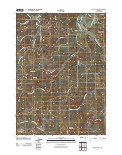 2011 Map of Dement Creek, 2011 Print