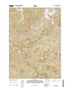 2014 Map of Dement Creek, 2014 Print