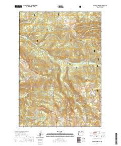 2020 Map of Desolation Butte, 2020 Print