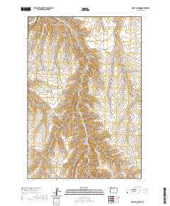 2020 Map of Devils Backbone, 2020 Print