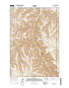 2014 Map of Devils Gap, 2014 Print
