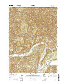 2014 Map of Devils Graveyard, 2014 Print
