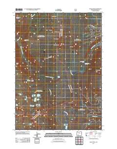 2011 Map of Devils Peak, 2011 Print