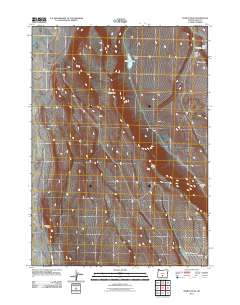 2011 Map of Diablo Peak, 2011 Print