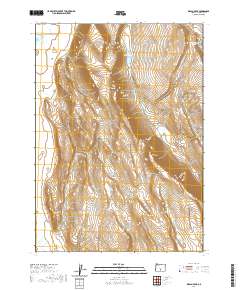 2020 Map of Diablo Peak, 2020 Print
