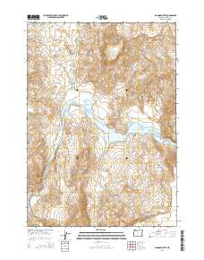 2014 Map of Diamond Butte, 2014 Print