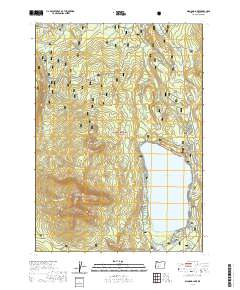 2020 Map of Diamond Lake, 2020 Print