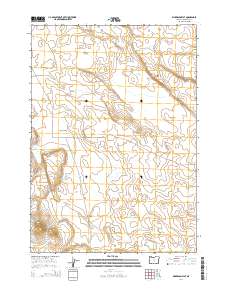 2014 Map of Dickerson Flat, 2014 Print