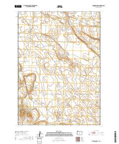 2020 Map of Dickerson Flat, 2020 Print