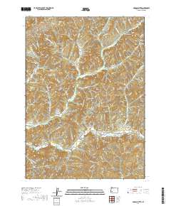 2020 Map of Dodson Butte, 2020 Print