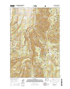2014 Map of Dog River, 2014 Print