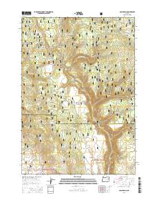 2014 Map of Dollar Basin, 2014 Print