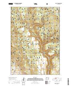 2020 Map of Dollar Basin, 2020 Print
