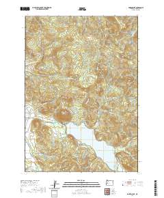 2020 Map of Dorena Lake, 2020 Print