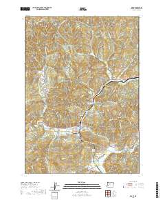 2020 Map of Drain, 2020 Print
