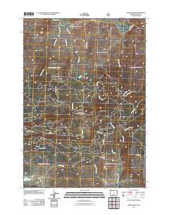 2011 Map of Drake Butte, 2011 Print