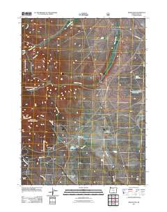 2011 Map of Drake Peak, 2011 Print