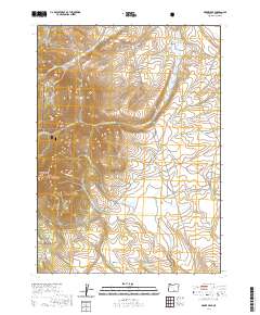 2020 Map of Drake Peak, 2020 Print
