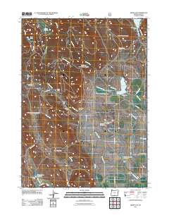 2011 Map of Drews Gap, 2011 Print