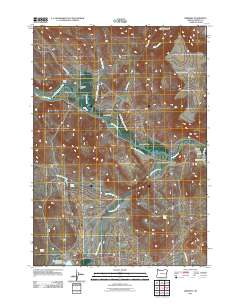 2011 Map of Drewsey, 2011 Print
