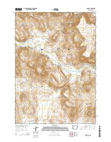 2014 Map of Drewsey, 2014 Print