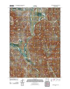 2011 Map of Drinkwater Pass, 2011 Print