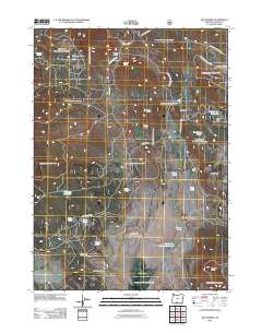2011 Map of Dry Prairie, 2011 Print