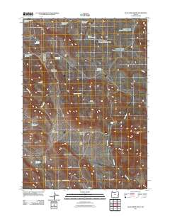 2011 Map of Duck Creek Butte, 2011 Print