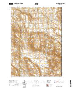 2020 Map of Duck Creek Butte, 2020 Print