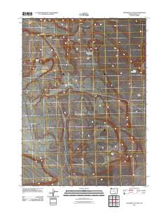 2011 Map of Duhaime Flat East, 2011 Print