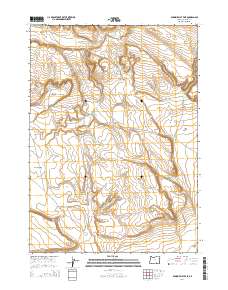 2014 Map of Duhaime Flat East, 2014 Print