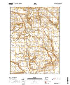 2020 Map of Duhaime Flat East, 2020 Print