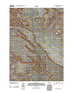 2011 Map of Duhaime Flat West, 2011 Print
