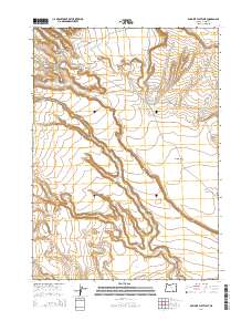 2014 Map of Duhaime Flat West, 2014 Print