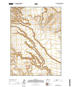 2020 Map of Duhaime Flat West, 2020 Print
