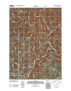 2011 Map of Dumont Creek, 2011 Print