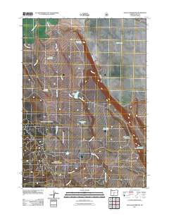 2011 Map of Duncan Reservoir, 2011 Print