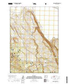 2020 Map of Duncan Reservoir, 2020 Print
