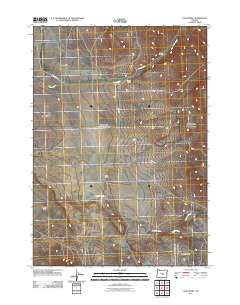 2011 Map of Dust Bowl, 2011 Print