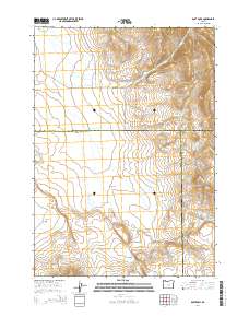2014 Map of Dust Bowl, 2014 Print