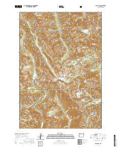 2020 Map of Eagle Cap, 2020 Print