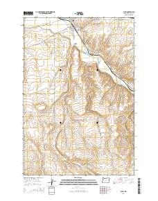 2014 Map of Echo, 2014 Print