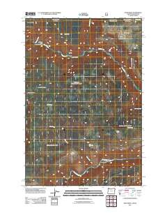 2011 Map of Eden Ridge, 2011 Print
