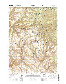 2014 Map of Egypt Canyon, 2014 Print