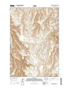 2014 Map of Elk Mountain SE, 2014 Print