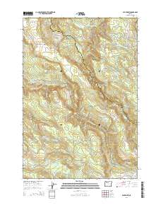 2014 Map of Elk Prairie, 2014 Print