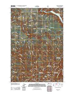 2011 Map of Elwood, 2011 Print