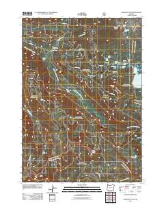 2011 Map of Emigrant Butte, 2011 Print